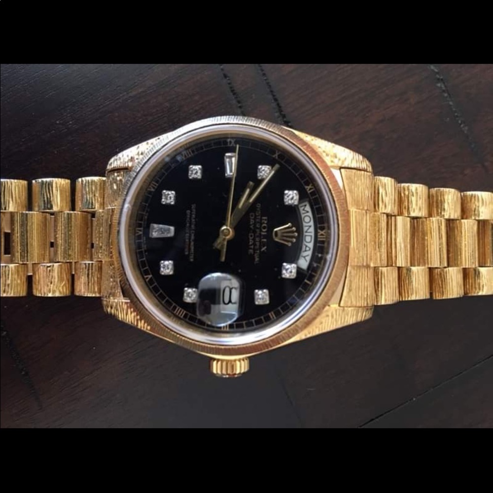 Gents gold and diamonds Rolex